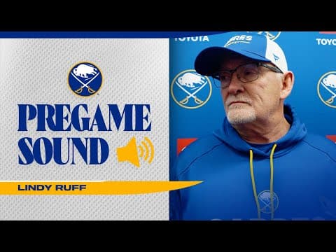 "Everyone's Excited To See Him" | Lindy Ruff On Rasmus Dahlin's Return | Buffalo Sabres