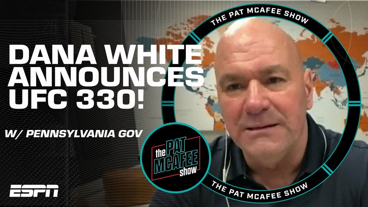 UFC's return to Philadelphia! 🍿 #UFC330 will be in Philly in August 🚨 | The Pat McAfee Show