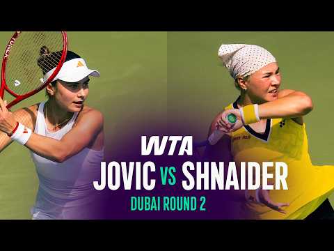 Iva Jovic vs. Diana Shnaider | 2026 Dubai Round 2 | WTA Match Highlights