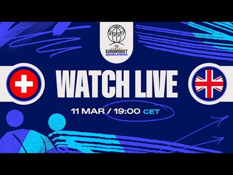 LIVE - Switzerland v Great Britain | FIBA Women's EuroBasket 2027 Qualifiers | First Round