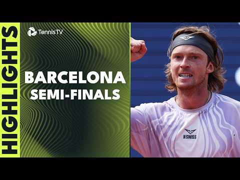 Arthur Fils vs Rafael Jodar EPIC; Rublev Takes On Medjedovic  | Barcelona 2026 Semi-Final Highlights
