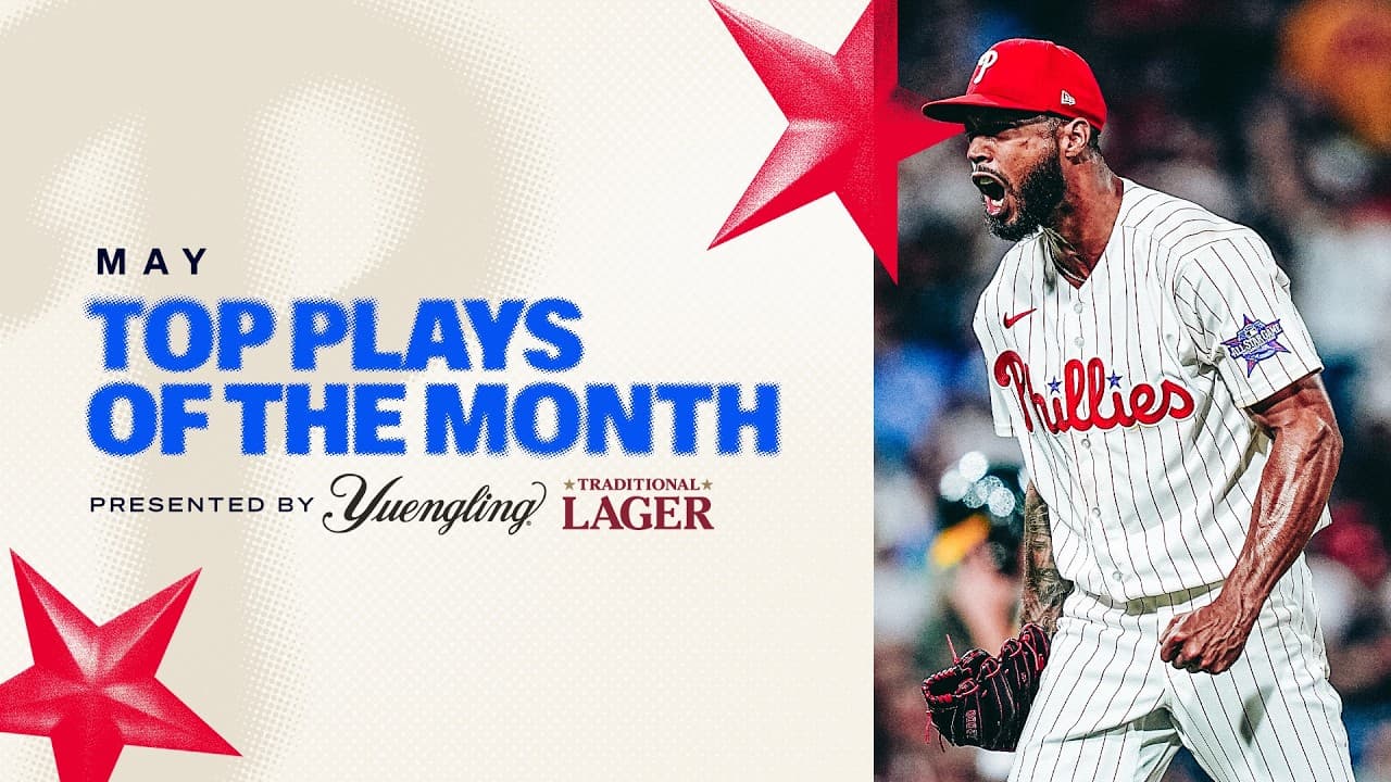 The Phillies TOP PLAYS from May, presented by Yuengling!