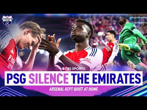 ADVANTAGE PSG | French champions beat Arsenal at Emirates in UCL Semi-final Leg 1 | Champions Club