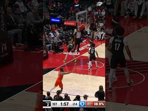 Back to back to back 3's from Isaiah Joe 🎯🎯🎯 #okcthunder #nba