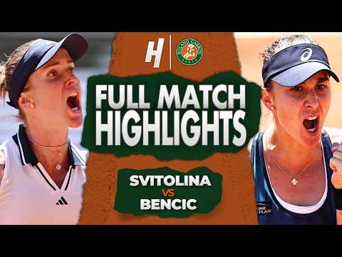 Elina Svitolina vs Belinda Bencic - FULL Match Highlights | Round 4 | Roland Garros 2026