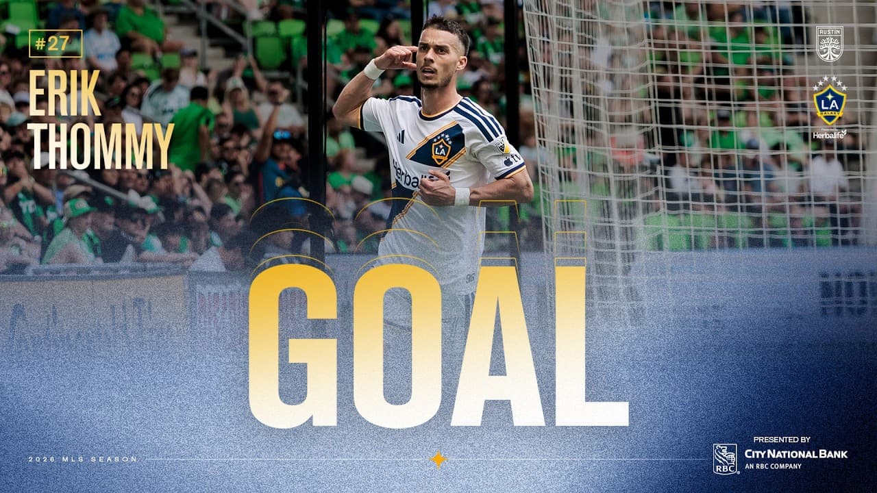 GOAL: Erik Thommy scores his first goal for the LA Galaxy to further the lead vs. Austin FC