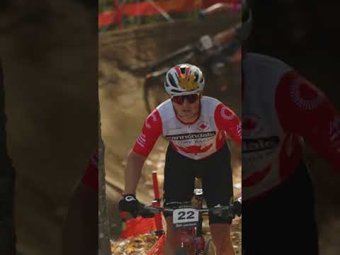 Feeling like fall at the World Cup in Lake Placid 🍂 #shorts #mtb #ridecannondale