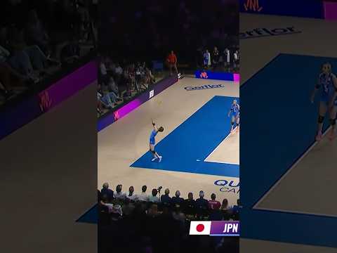 Genius setter move! 🧠🇯🇵 #VNL26 #volleyball #volleyballworld #japan #setter