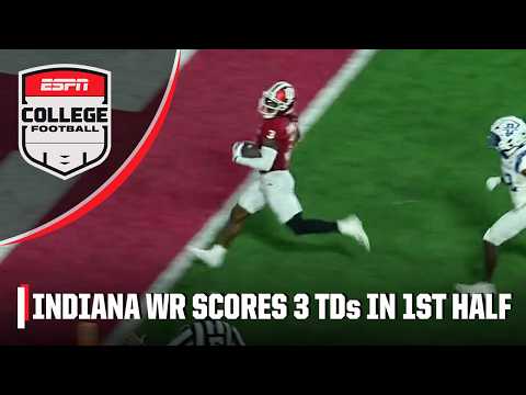 Omar Cooper Jr. completes HAT TRICK in first half vs. Indiana State 🔥 | ESPN College Football