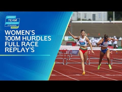 Women’s 100m Hurdles | Division 2 | European Athletics Team Championships Maribor 2025