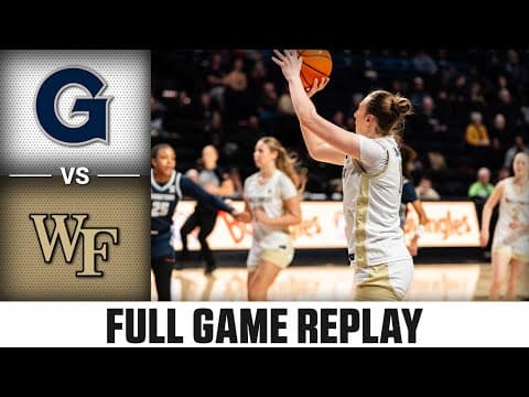 Georgetown vs. Wake Forest Full Game Replay | 2025-26 ACC Women's Basketball