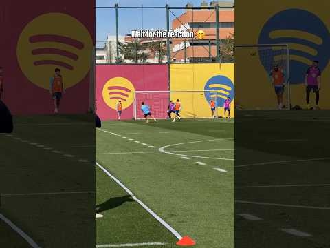 Did Eric Garcia just do that? 👀 #shorts #fcbarcelona #shortvideo