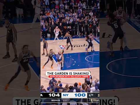 Jalen Brunson clutch gene activated 👌