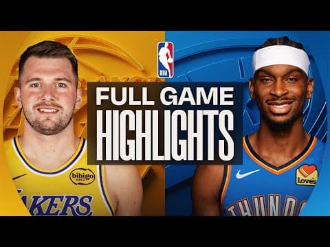 LAKERS at THUNDER | FULL GAME HIGHLIGHTS | November 12, 2025