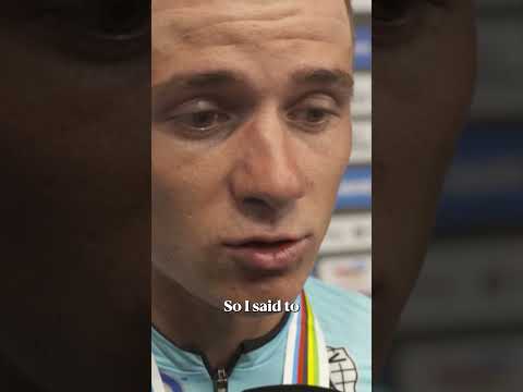 “Destiny gave me a different result!” Remco Evenepoel on that ride to silver 👏