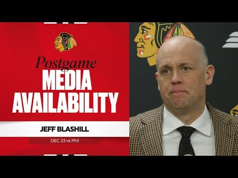 “We had more chances than they did.” | Jeff Blashill Postgame 12.23.25