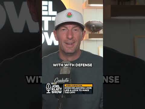 Does Oklahoma look like a lock to make the CFP? 👀🔒 #oklahomasooners