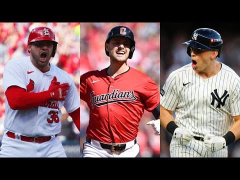 Homers on first career Postseason pitches seen! (Yankees' Ben Rice joins the club)