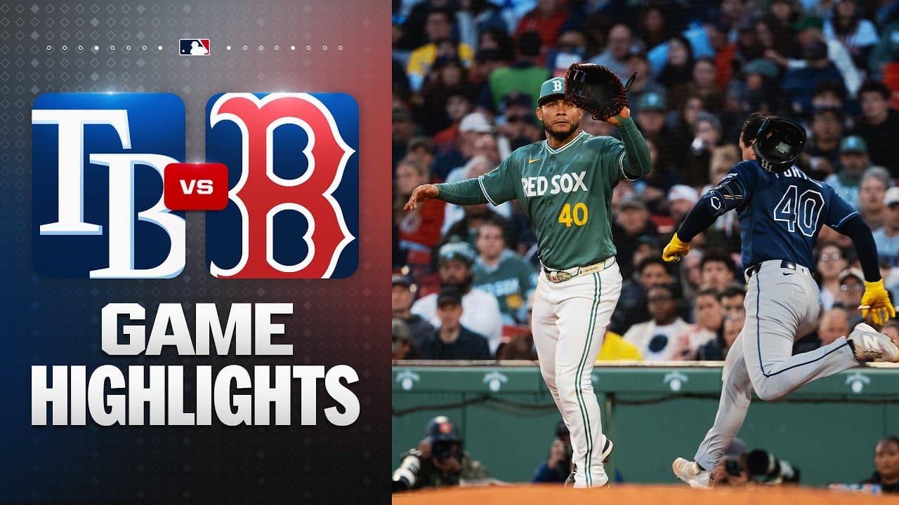 Rays vs. Red Sox Game Highlights (5/8/26) | MLB Highlights