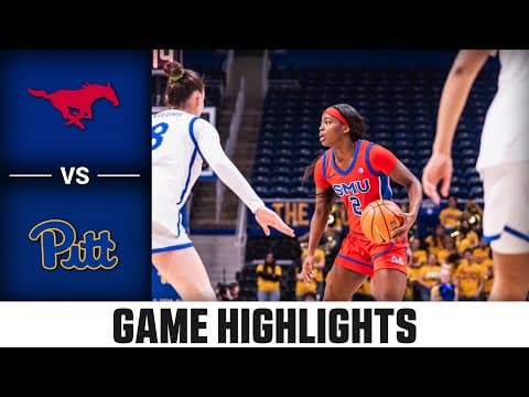 SMU vs. Pitt Highlights | 2025-26 ACC Women's Basketball