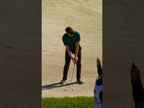 Never too late for a bunker-busting eagle hole-out
