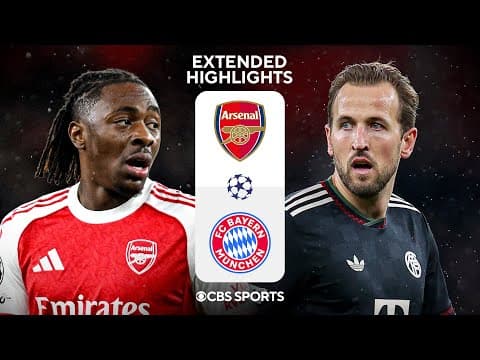 Arsenal vs. Bayern: Extended Highlights | UCL League Phase MD 5 | CBS Sports Golazo