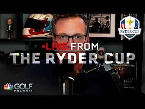 NASCAR's Steve Letarte on heat of Cup playoffs, Ryder Cup | Live From the Ryder Cup | Golf Channel
