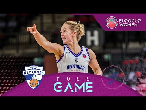 LIVE - Neptunas-Amberton v Nyon Basket Feminin | EuroCup Women 2025-26 | Regular Season