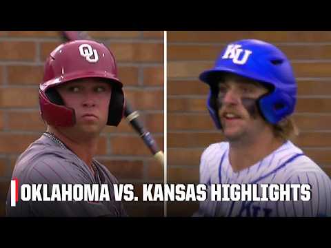 Oklahoma Sooners vs. Kansas Jayhawks | Super Regional Highlights | ESPN College Baseball
