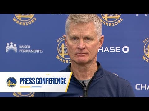 Steve Kerr Recaps Warriors Loss Against 76ers | Dec. 4, 2025