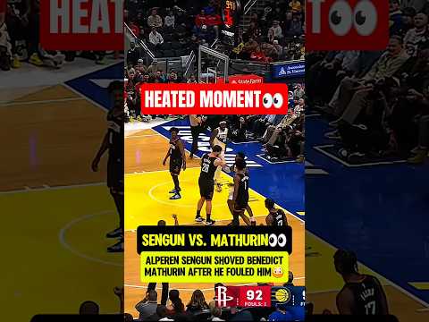 Sengun & Mathurin pushing & shoving👀