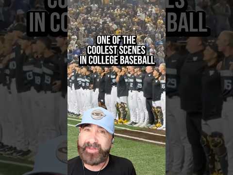 Chills. College baseball is the best 🔊🎶 #baseball #mlb #sports