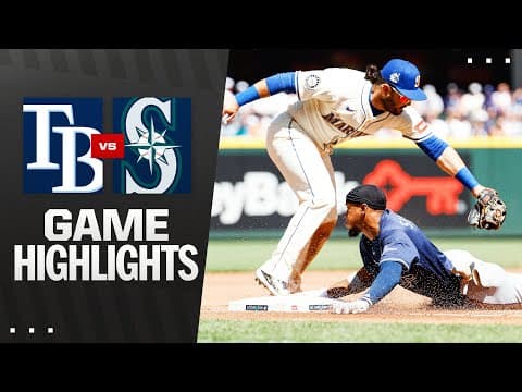 Rays vs. Mariners Game Highlights (8/10/25) | MLB Highlights