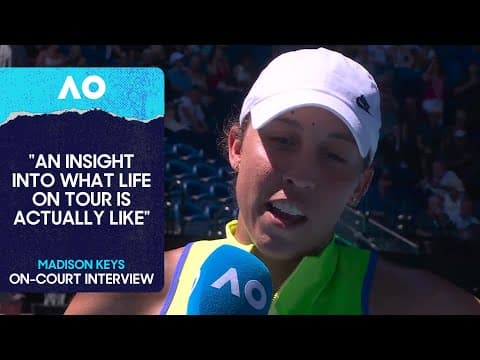 Madison Keys On-Court Interview | Australian Open 2026 Third Round