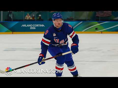 Jack Eichel's top plays from Team USA hockey's win vs. Denmark | Winter Olympics 2026 | NBC Sports