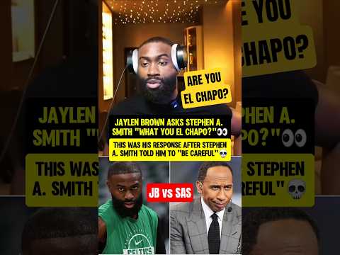 Jaylen Brown going in on Stephen A👀
