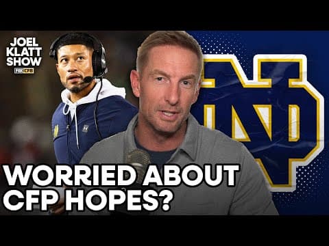 Should Notre Dame be worried about being left out of the CFP? 🤔 Joel Klatt Show