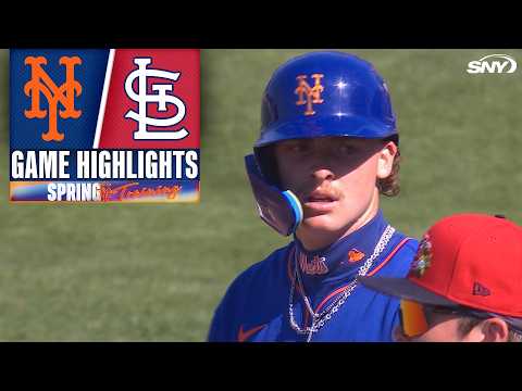 Mets vs Cardinals (2/25/26) | Mets Highlights