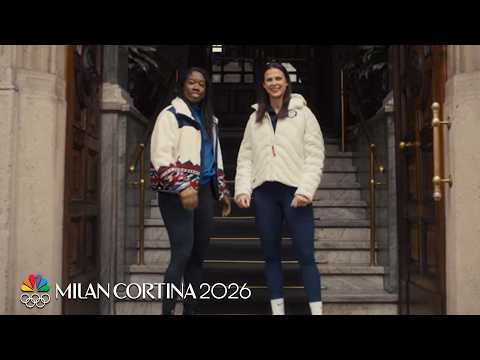 One Day In Milan with Erin Jackson & Brittany Bowe | Winter Olympics 2026 | NBC Sports