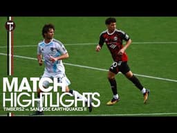 HIGHLIGHTS | Timbers2 vs. San Jose Earthquakes II | Mar. 1, 2026