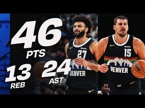 Nikola Jokic (17 PTS & 16 AST) & Jamal Murray (29 PTS) Were In SYNC | November 24, 2025