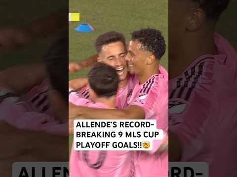 Tadeo Allende’s 9 MLS CUP PLAYOFF GOALS🔥 set the record!