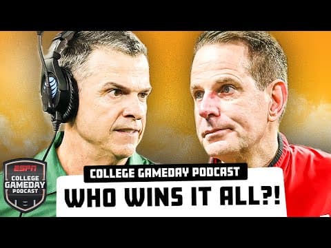 CFP Title Game Preview: Miami’s SURGE Meets Indiana’s Statement Run | College GameDay Podcast
