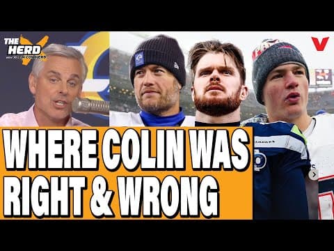 What Colin Cowherd got RIGHT & WRONG: Patriots, Seahawks, Rams, Broncos, Steelers, Bills | HERD NFL