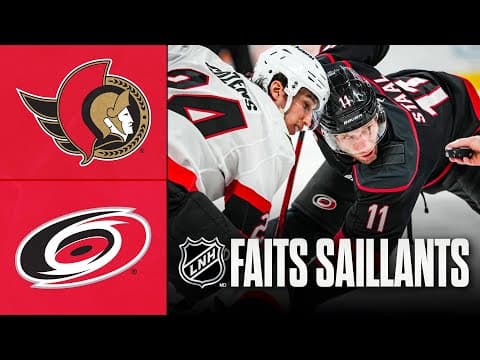 Sénateurs vs Hurricanes | 03/02/26 | Faits saillants
