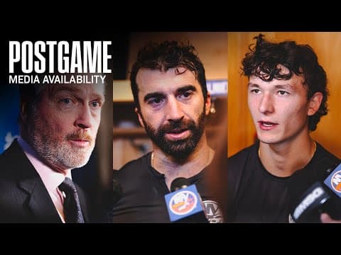 Postgame Availability | NYI vs PIT (10/9/25)