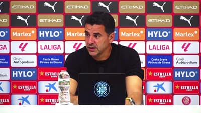 Roda de Premsa de Míchel Sánchez, en el post partit del GIRONA FC vs ELCHE CF