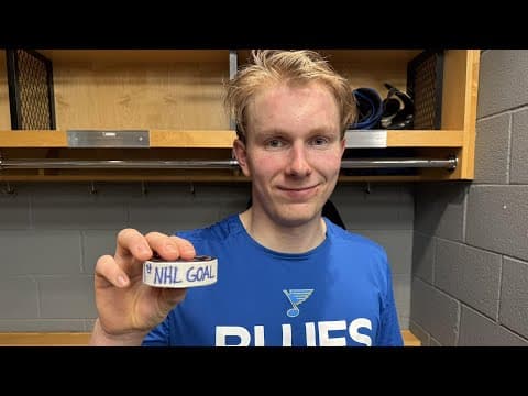 Otto Stenberg scores first NHL goal