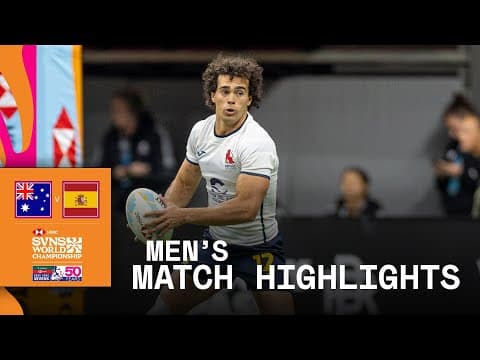 UPSET in Hong Kong! 🫨 | Australia v Spain | HSBC SVNS Hong Kong 2026 | Match Highlights
