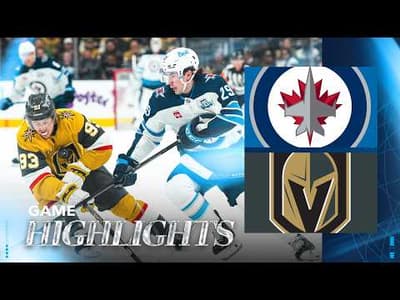 Vegas Golden Knights vs. Winnipeg Jets - Game Highlights